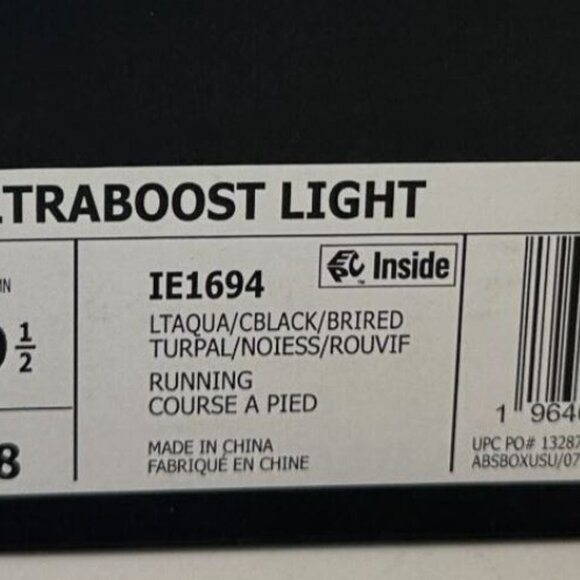Adidas UltraBoost Light Running Unisex Shoes Men\'s Size 8.5 Women\'s 9.5 IE1694 main image 14